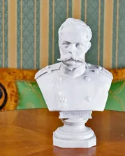 Бюст Императора Александра II из фарфора
