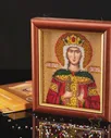 Набор для вышивания бисером КРОШЕ Св.Александра 12x14,5 см