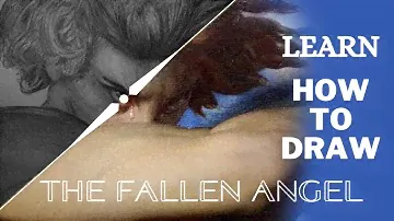 A portion of The Fallen Angel🪽👹 By Alexandre Cabanel + Tips of Drawings✍️✍️