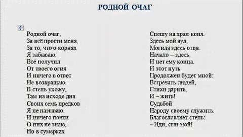 Русский язык и литература 8 класс (1-часть) Тема 1. Родной очаг